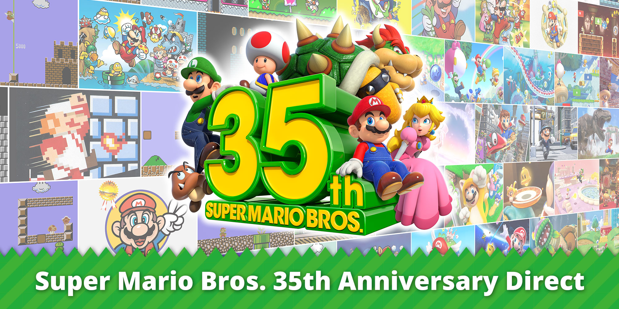 Celebrate the 35th anniversary of Super Mario Bros