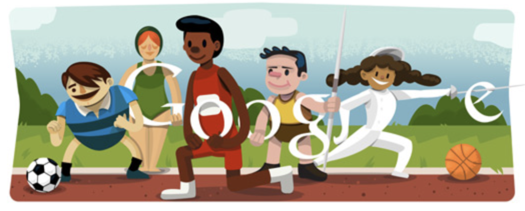 2012 London Olympic Games Google Doodle: Opening Ceremony.