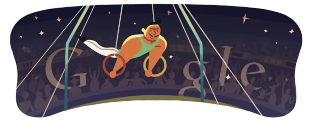 2012 London Olympic Games Google Doodle: Opening Ceremony.