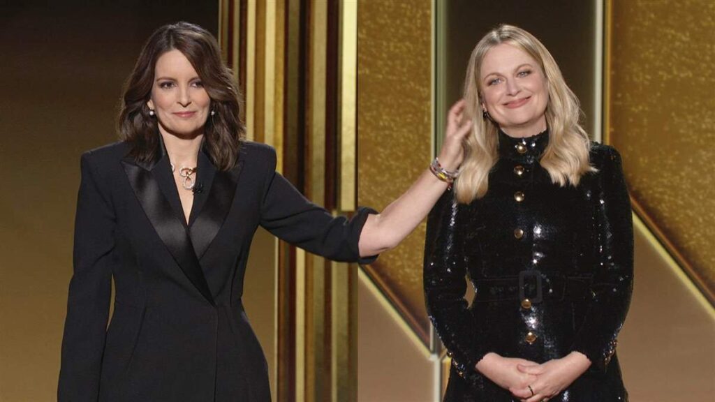 Tina Fey and Amy Poehler were in charge of presenting the great gala of the Golden Globes