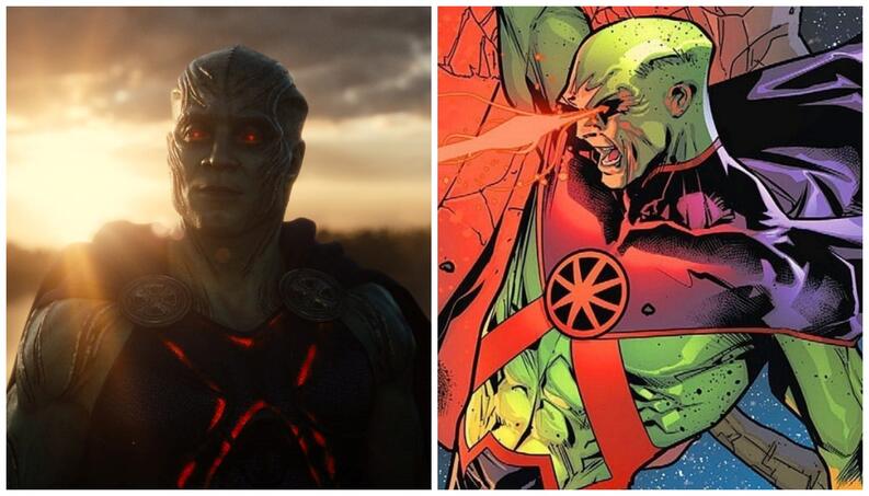 Martian Manhunter, the last character of Zack Snyder's Justice League