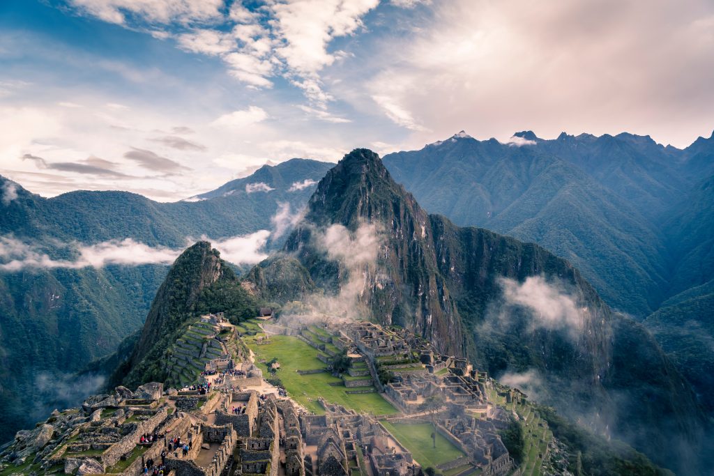 Machu Picchu in Peru ist eine historische Inka-Zitadelle, ein großartiger instagrammable Ort.