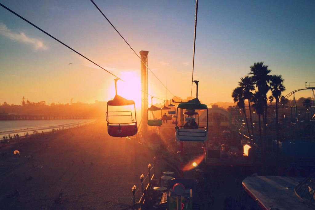 The Best Beaches in the US: Santa Cruz Beach Boardwalk.