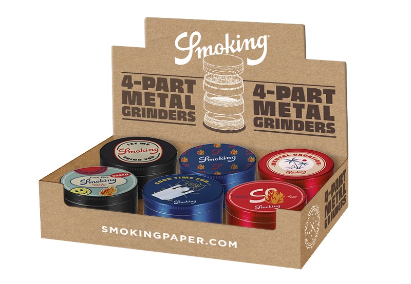 Qué es un grinder: Te presentamos los nuevos modelos de Smoking® Paper.