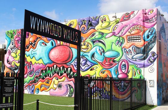 Wynwood Walls in Miami lädt Künstler auf der ganzen Welt ein, seinen Druck zu hinterlassen.