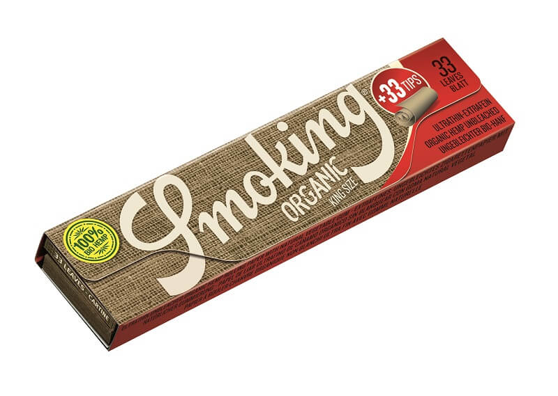 Smoking® Paper presents its new Organic King Size paper + TIPS.