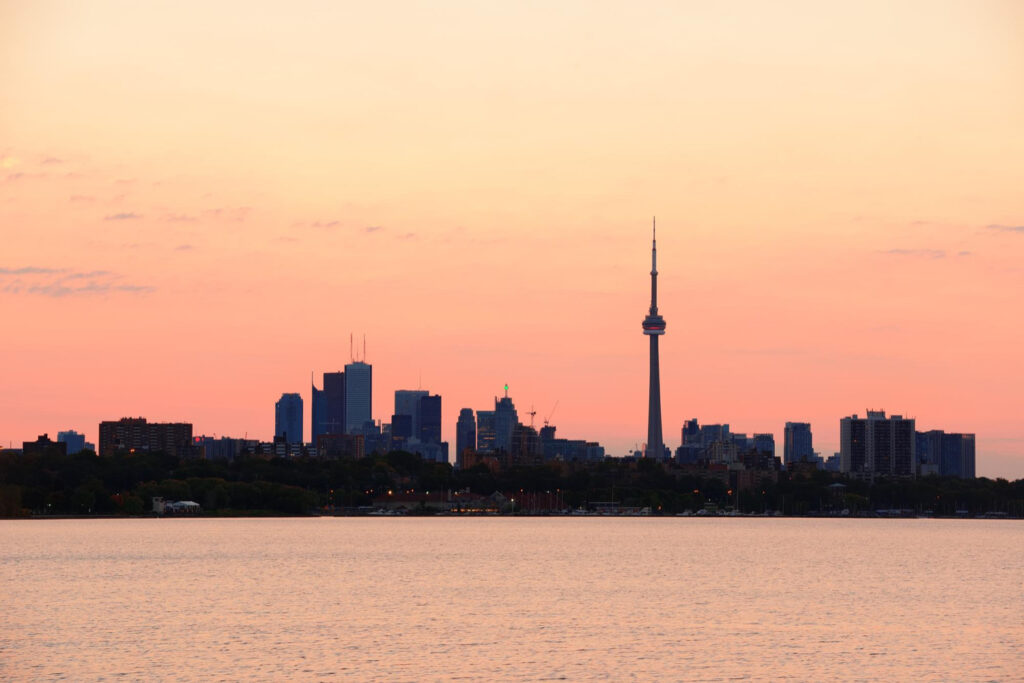 Best places to visit in Canada: Toronto and the CN Tower.