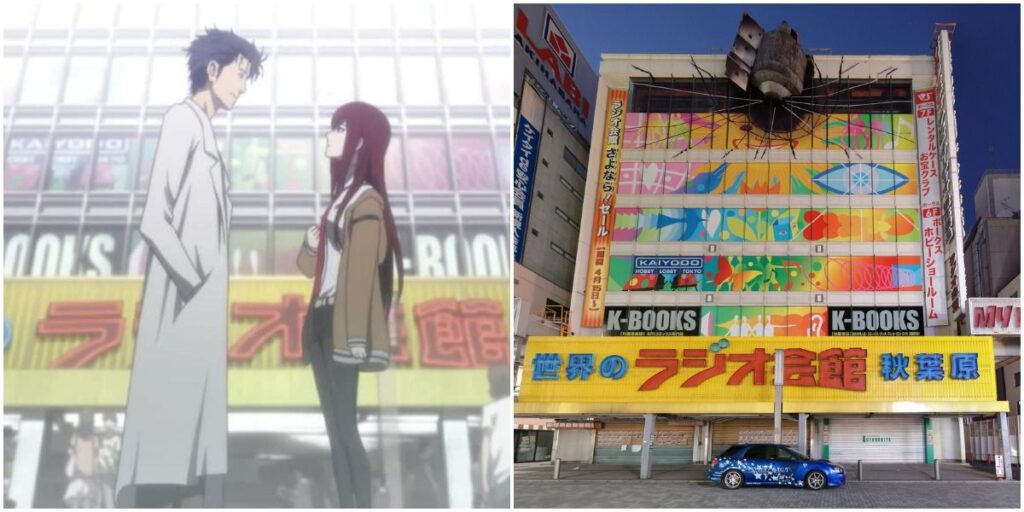 Real-life anime places in Japan: Steins; Gate anime, places in Akihabara.