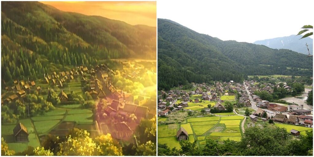 Real-life anime places in Japan: Higurashi When They Cry.