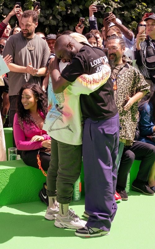 Virgil Abloh with Kanye West