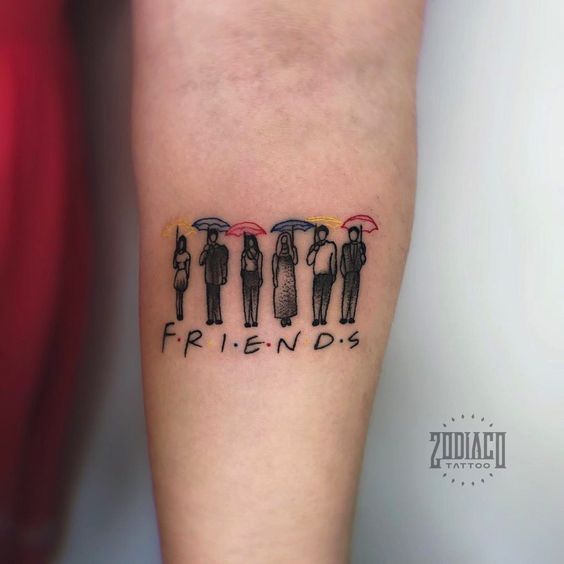 guy and girl best friend tattoo ideas