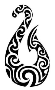 Diseño de tatuaje de anzuelo Rapa Nui