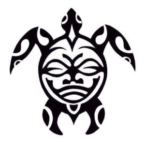 Diseño de tatuaje de Tortuga Rapa Nui 