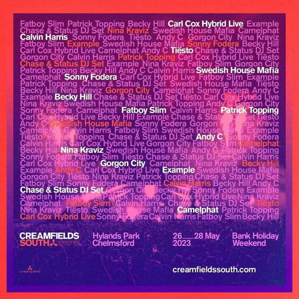  Erfahren Sie alles über das Creamfields Festival.