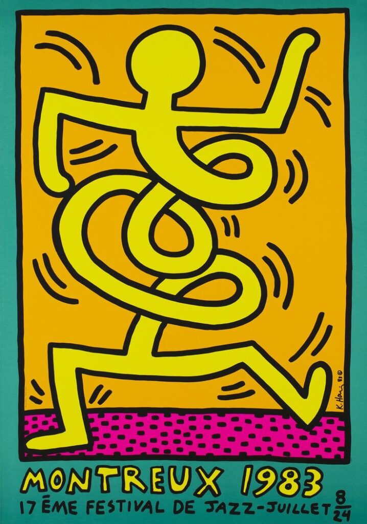 Keith Haring works Montreux, 1983