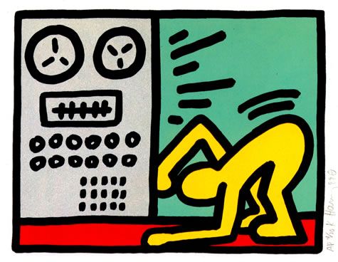 Keith Haring: works: Pop Shop III, 1989