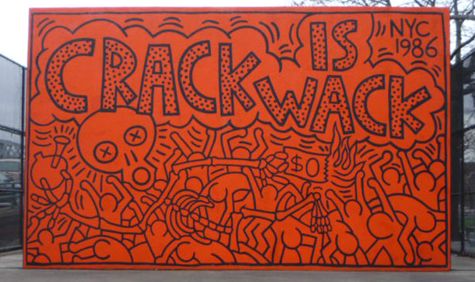 Keith Haring: works: Crack is Wack, 1986