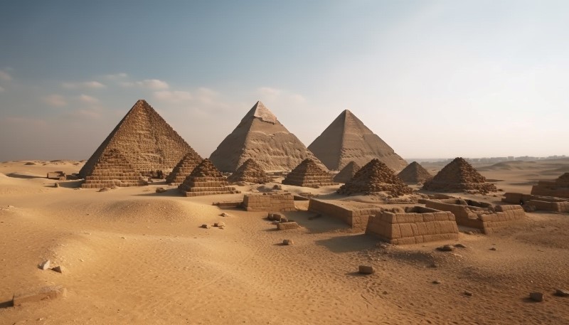 Find out all about the Pyramids of Giza.