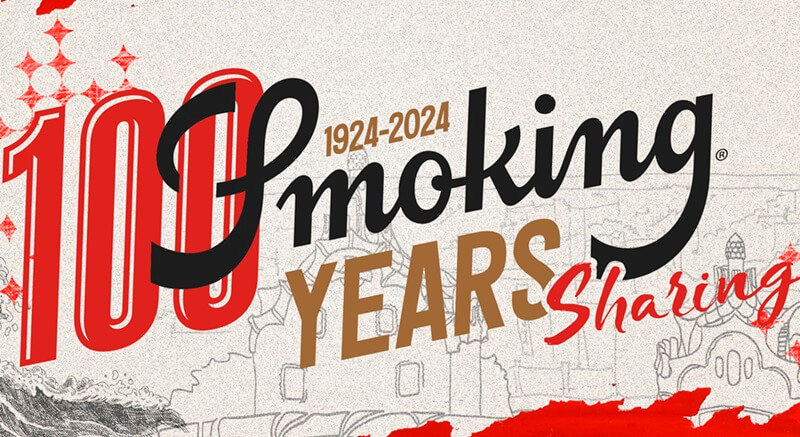 Smoking Paper 100 anni, scoprire la concorrenza: 100 anni di condivisione.