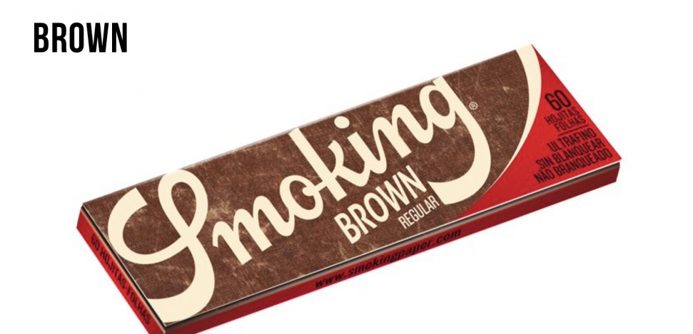 Smoking® Brown Rolling Paper, Regular size, unbleached paper, and totally free of chlorine.