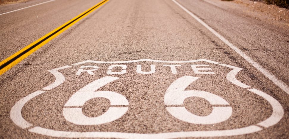 The famous Route 66